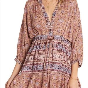 Billabong Marry Mine Ruffle Hem Minidress